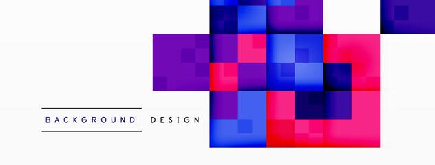 Dynamic colorful squares background. Vector Illustration For Wallpaper, Banner, Background, Card, Book Illustration, landing page