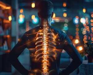 Exploring spinal health  visualizing back pain and the vulnerable intricacies of the spinal region