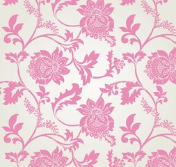 Hindu wedding card design, paisley floral pattern , Rajasthan, royal India	