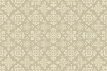 ベージュの可愛いレース柄