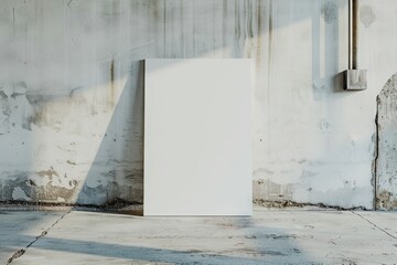 Blank canvas mockup on a minimalistic background, ideal for logo placement,