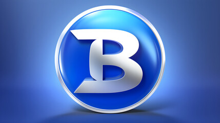 Obraz premium Depicting the Modern and Trustworthy Identity of British Telecommunications: The Blue BT Logo