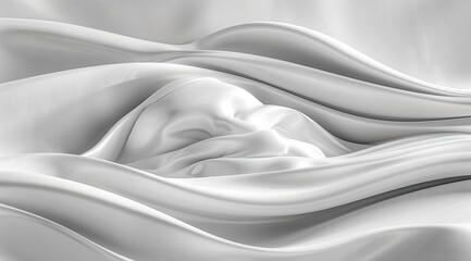 Fototapeta premium white silk fabric