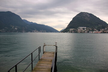 Lake Garda is the largest lake in Italy, located near the southern foot of the Alps.