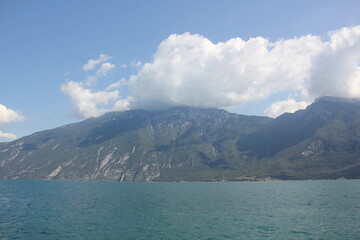 Lake Garda is the largest lake in Italy, located near the southern foot of the Alps.