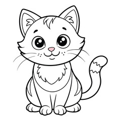 Cute can line art design