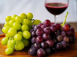 葡萄とぶどうジュース