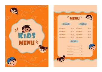 RESTAURANT MENU KIDS