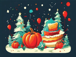 Holiday and Celebration Theme vector