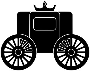 conestoga illustration wagon silhouette pioneer logo transportation icon old outline carriage transport vehicle wheel wooden rural countryside wood history shape queen antique car for vector graphic