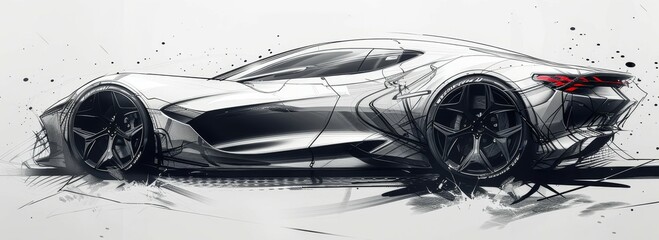 Industrial designer, car design. Generative AI