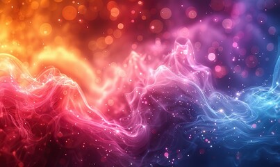 Background video with a multicolor gradient effect