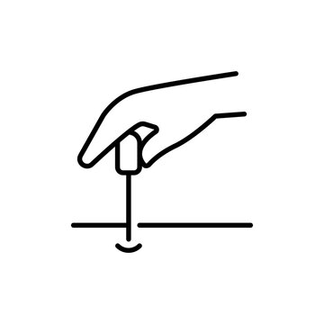 recommend clip art: Acupuncture outline icons, minimalist vector illustration ,simple transparent graphic element .Isolated on white background