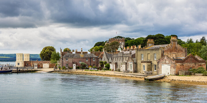 View of Brownsea Island at Poole, Dorset, Uk	