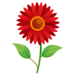 Gaillardia Flower Design in Vector Vibrant Floral Art