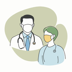 Doctor vector illustration design and art.