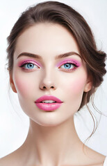 Fototapeta premium portrait of a woman with makeup