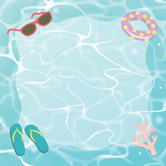 水面の背景フレーム