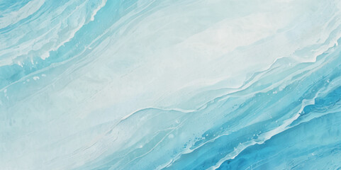 Vector watercolor ocean wave line blue and white background. Ocean sea art with natural template. Seamless soft blue ocean pattern wave water background. © Vactor Viky