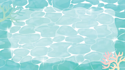 水面の背景フレーム