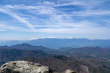 瑞牆山からの南アルプス