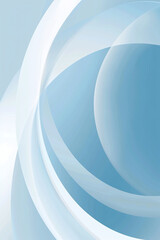 Abstract Light Blue and White Curved Lines Background