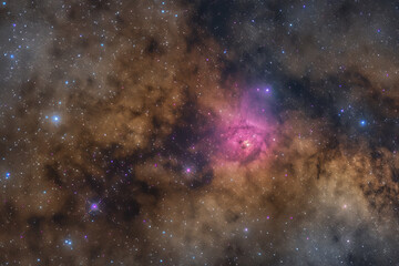 Fototapeta premium Spectacular Milky Way and Vibrant Galaxy Images in Stunning Detail, Featuring Dazzling Cosmic Colors and Deep Space Elements
