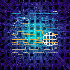 abstract technology background