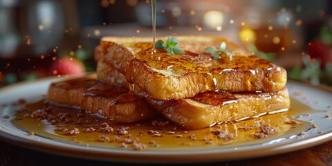 National French Toast Day French toast with syrup, September 16th