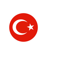 Turkey flag button