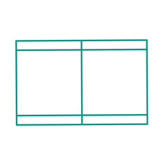Simple stylized data table layout template