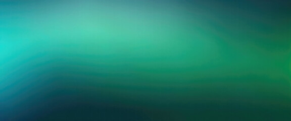 Obraz premium Green White blue and teal blurred noise texture Dark grainy gradient background