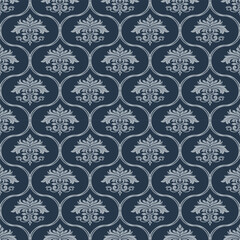 Victorian elegance seamless pattern