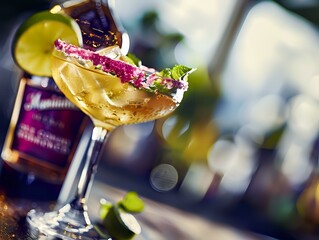 Perfectly Mixed Margarita with Premium Sour Mix