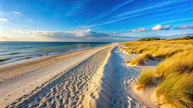Sandy beach in Eckwarderh?rne, Budjadingen, Wesermarsch, Eckwarderh?rne, Budjadingen, Wesermarsch
