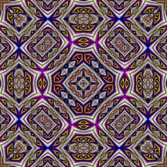 3d effect - abstract kaleidoscopic color gradient pattern