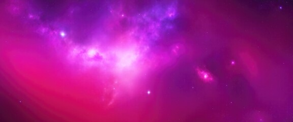 Obraz premium Galaxy Background with Red and Purple Nebula