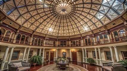 Unique house inside a dome , dome, architecture, home, interior, modern, futuristic, design, glass, luxury, living, room