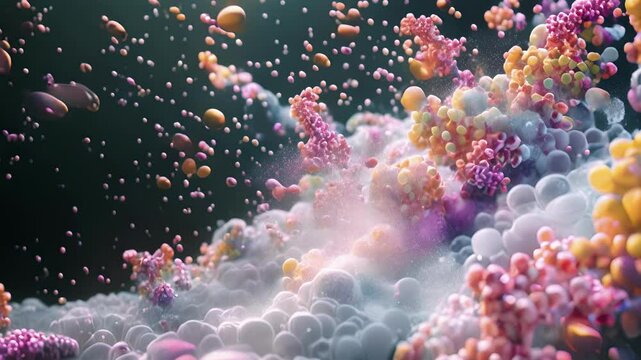 Highresolution image of complex II also known as succinate dehydrogenase converting succinate to fumarate during the electron transport chain.