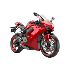 Motorbike on transparent background
