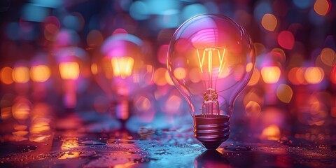 National Swap Ideas Day lightbulbs and idea symbols, September 10th