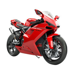Motorbike on transparent background
