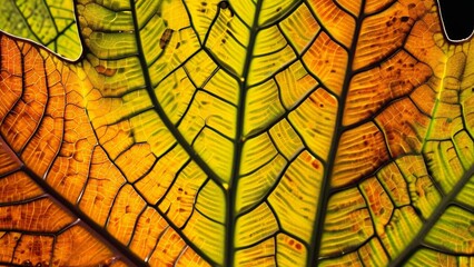 Obraz premium The Mystery of Leaf Beauty