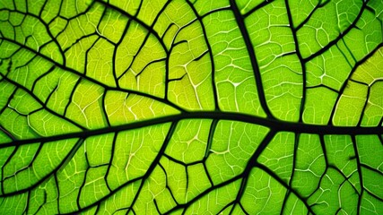 Obraz premium The Mystery of Leaf Beauty