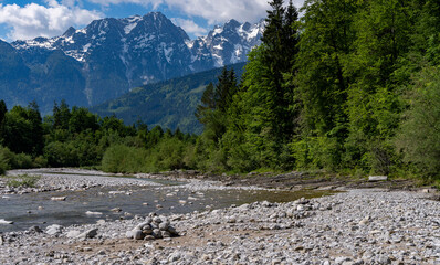 Landschaft am Tauglgries in  Bad Vingau, Österreich
