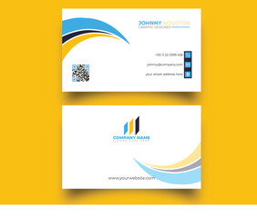 Fototapeta premium Professional Modern Business Card Template