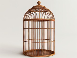3D render of a bird cage liner