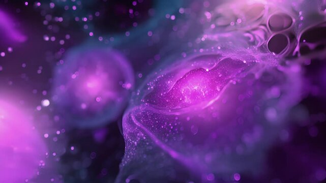 A timelapse series capturing the transformation of stem cells into specialized cells for targeted regenerative treatments such as brain or heart cells.