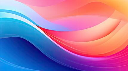 Fototapeta premium Abstract colorful wave background.