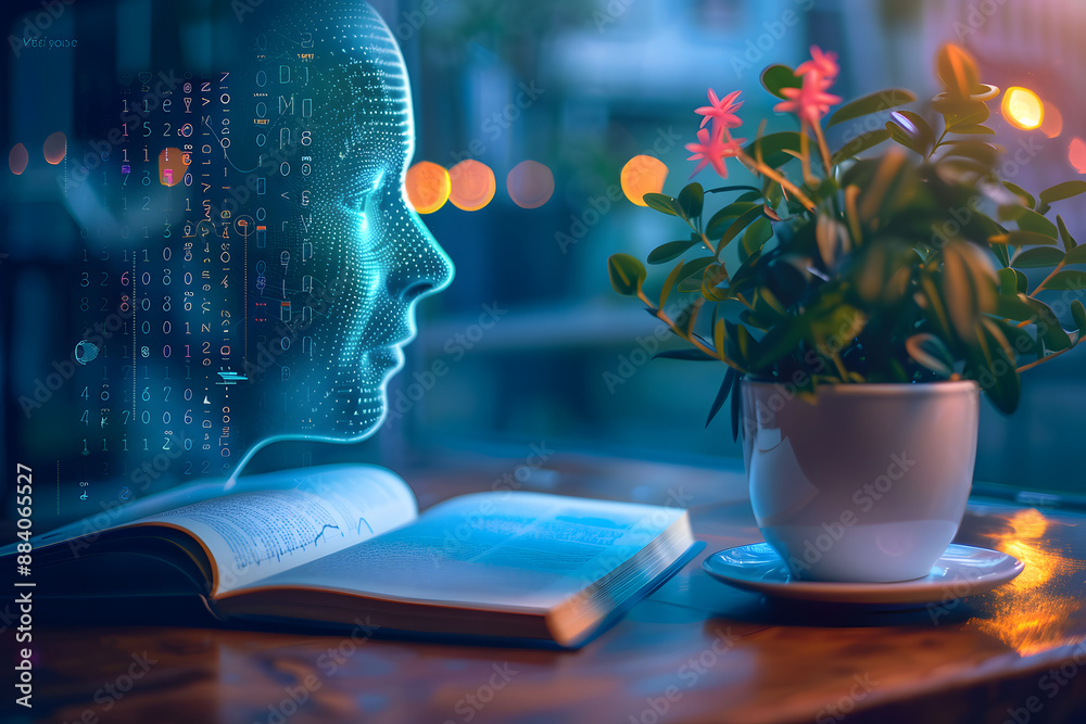 Poster natural language processing - nlp - speech recognition - computational linguistics concept